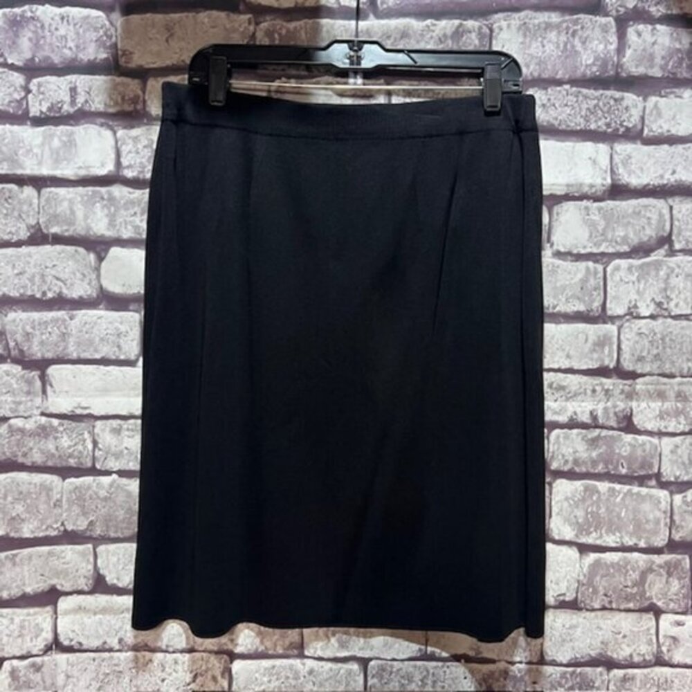 Misook Black Pull On Skirt Size XL